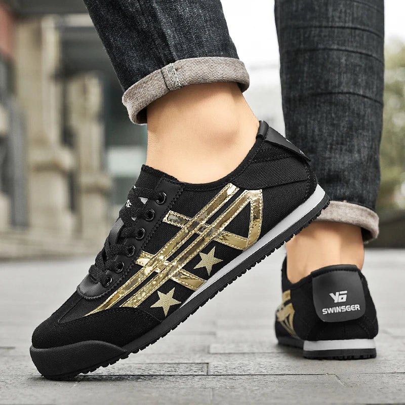 Star Luxury Designer Sneakers Men Women Fashion Blue Casual Lightweight Men's Canvas Sneakers Breathable Women's Sports Sneakers