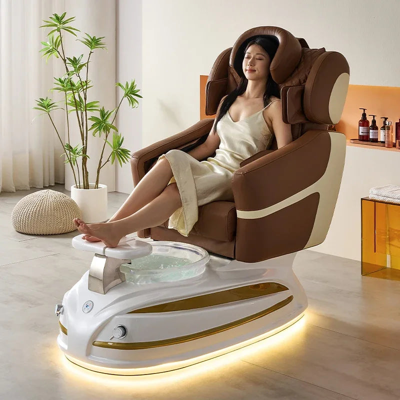 Luxury Nail Salon Foot Bathing Adjustable recline Electric Massage Spa Pedicure Chair*P9