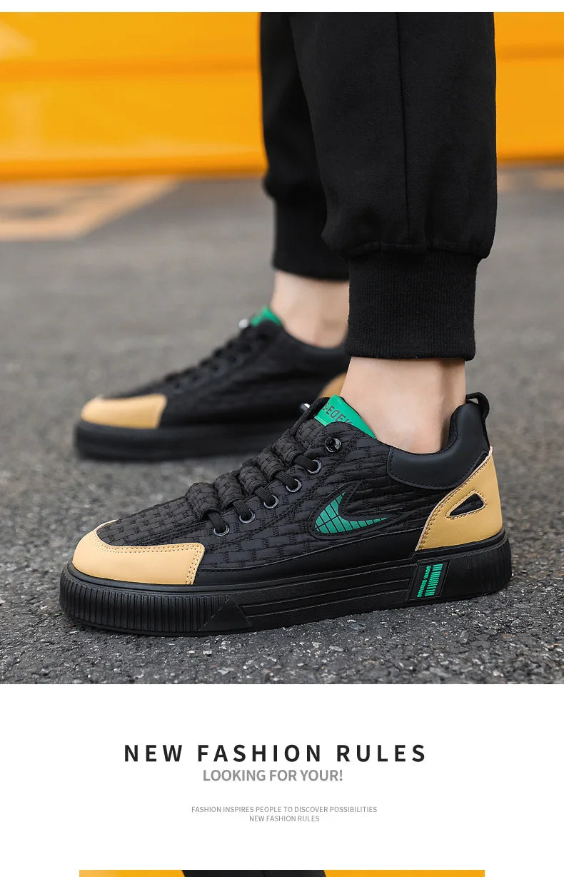 2025 Sport Casual Men Shoes Fashion Design Sneakers Man Platform Comfortable Men Sport Shoes Sneakers Flat Zapatos De Hombre