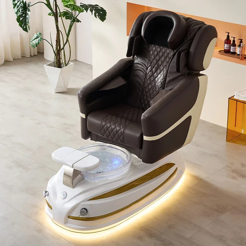 Luxury Nail Salon Foot Bathing Adjustable recline Electric Massage Spa Pedicure Chair*P9