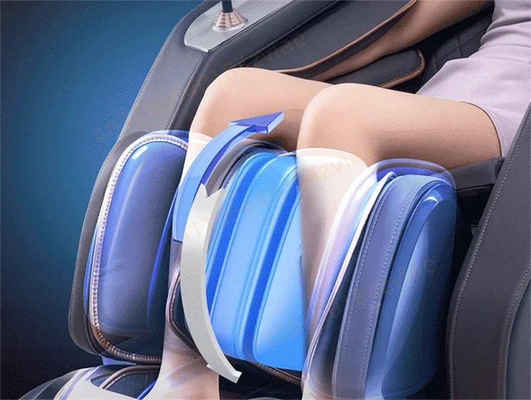 4D Daul Core Massage Chair Full Body with Health Detection Zero Gravity SL Track Deep Stretch Heated Smart Massage Chairs