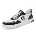 Italian Designer Men's Casual Bee Shoes, Luxurious and Fashionable Genuine Leather Business Shoes, Classic Sports Shoes