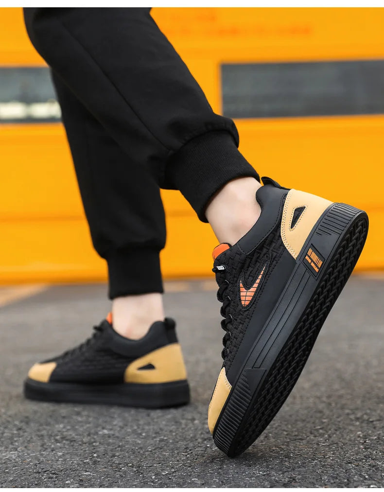 2025 Sport Casual Men Shoes Fashion Design Sneakers Man Platform Comfortable Men Sport Shoes Sneakers Flat Zapatos De Hombre