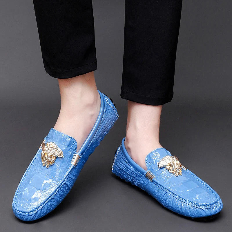 Men's Women Leather Designer Casual Shoes Luxury Loafers Moccasins Brand Driving Male Man Shoes for Men Footwear Plus Size 35-48