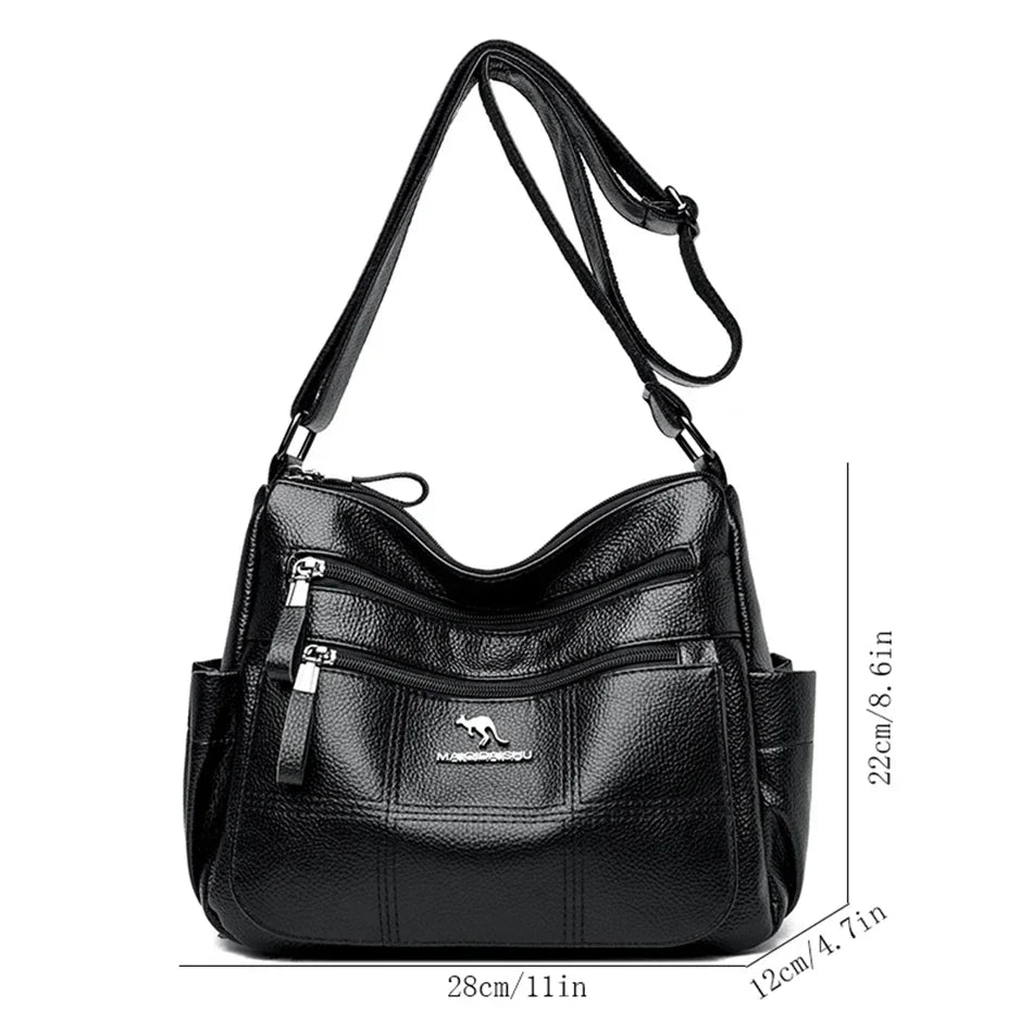 Genuine Brand PU Leather Sac Luxury Handbags Women Bags Designer Shoulder Crossbody Hand Bags for Women 2022 Purses and Handbags