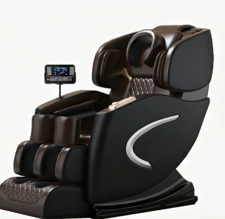 Luxury Zero Gravity Massage Chair with Full Body Shiatsu & Heat, Electric Foot Roller | Portable Design for Home Spa