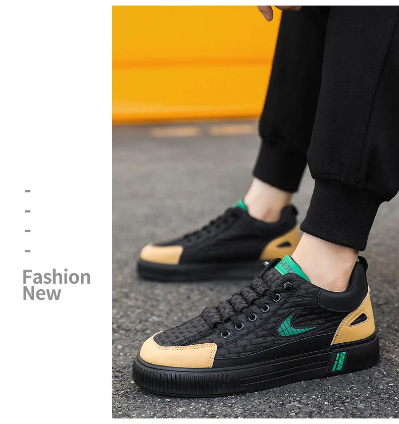 2025 Sport Casual Men Shoes Fashion Design Sneakers Man Platform Comfortable Men Sport Shoes Sneakers Flat Zapatos De Hombre