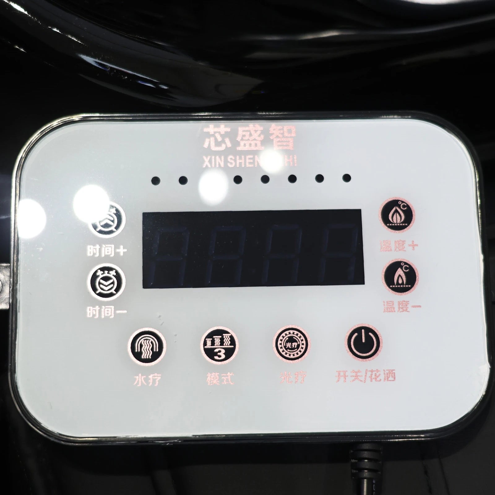 Luxury Automatic Massage Shampoo Bed with Ergonomic Design, LED Lighting Strip, Ideal for Hair Washing and Relaxation in Salon