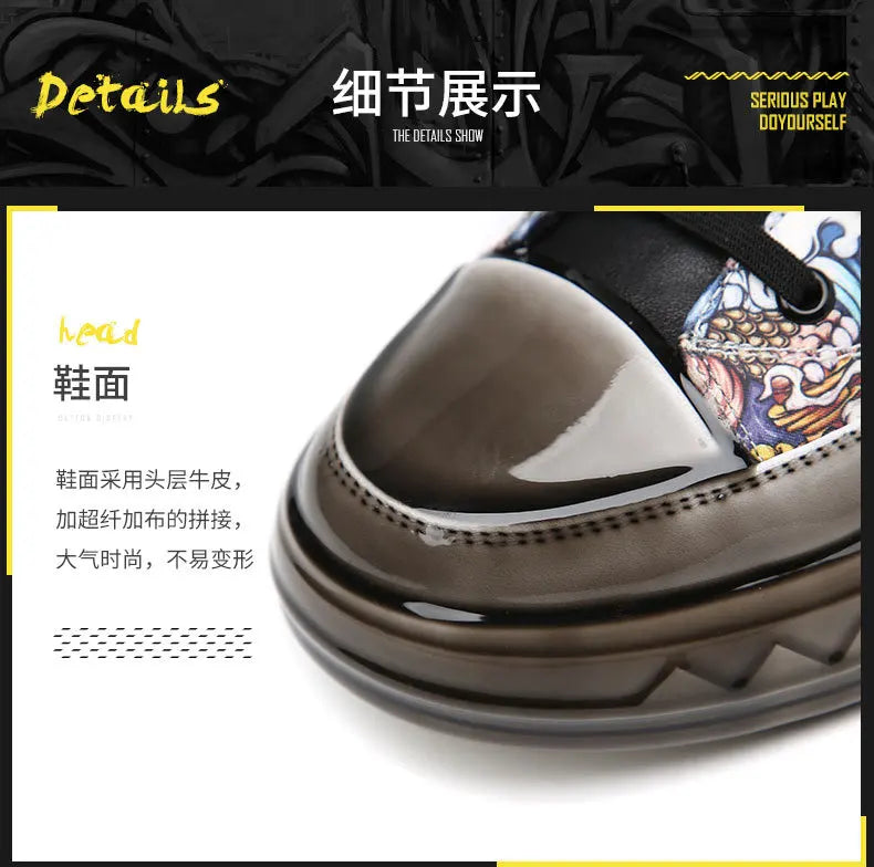 2025 Spring and Autumn New Low-top Korean Casual Shoes Trend All-match Breathable Men's Shoes Chinese Trendy Men's Shoes