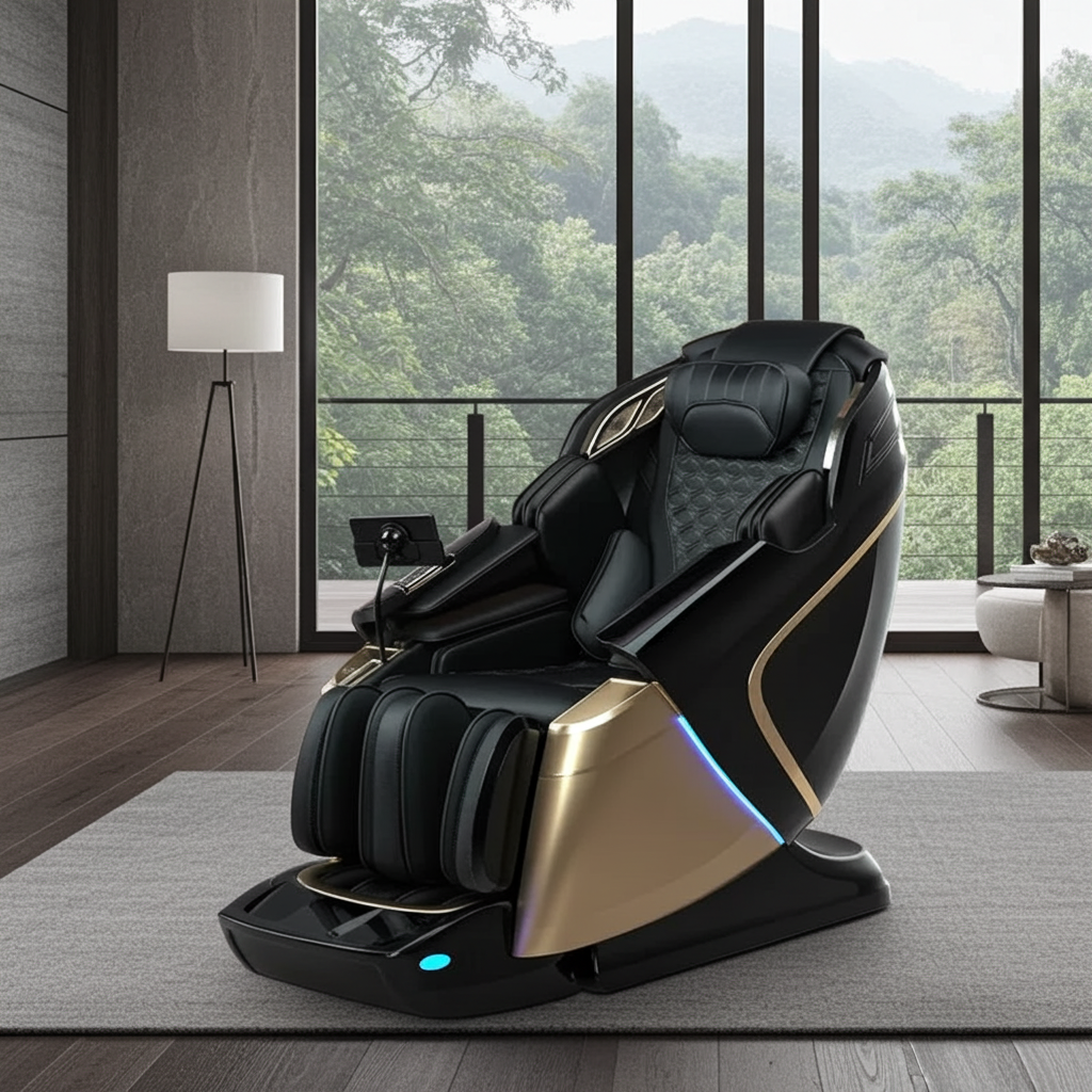 2026 Dual-core 4D SL-Track Zero Gravity Full Body Massage Chair Home 3D Thai Stretch Electric Leg Lift Massage Sofa